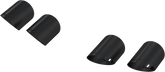 Black-Coated 4" Slip-On Tip Kit For Factory Active Quad Exhaust Tips on Mustang 2018-23 & 2024+ | #T5198BLK | MBRP - Available from NEMESISUK.COM